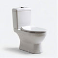 Wc sospeso bianco con coperchio in ceramica dimensioni 70 x 40 x 75cm